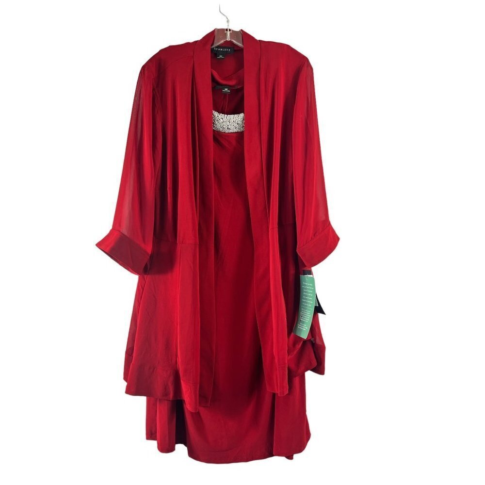 Scarlett Women's Ruby Red Dress Set